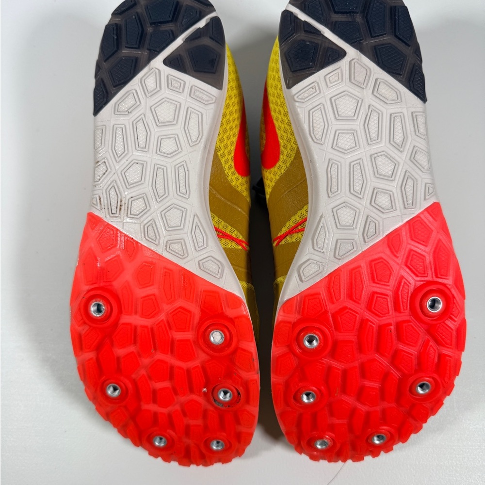 Nike Zoom Rival XC Running Shoes 'Citron/Bright Crimson' Size 7.5 - Picture 6 of 6